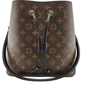 Louis Vuitton Brown and Black Neo Noe with Monogram Canvas